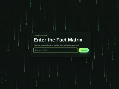 Fact Matrix